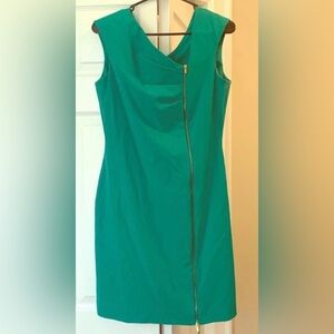 Calvin Klein Strapless Teal Dress